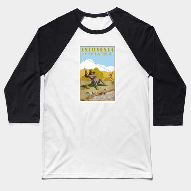 fishing man Baseball T-Shirt by night sometime